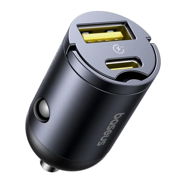 Bilen laddare - BASEUS - Typ-C - 30 W - Snabbladdning - Kompakt