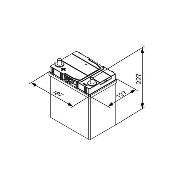 BOSCH Auto Batteri S4019 40Ah / 330A