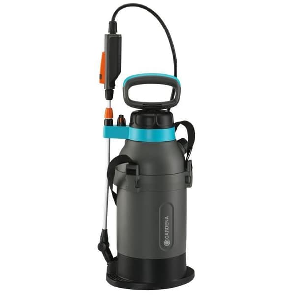 GARDENA Tryckspruta Plus – Tankkapacitet 5L – Slanglängd 150cm – Max tryck 3 bar – (11138-20)