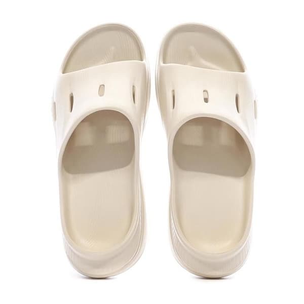 Beige Sandaler Herr Hoka Recovery