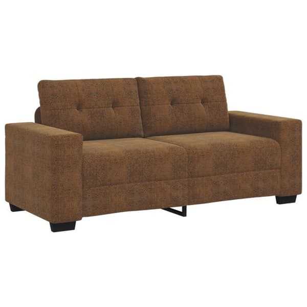 Canapé loveseat Brun 140 cm i konstläder