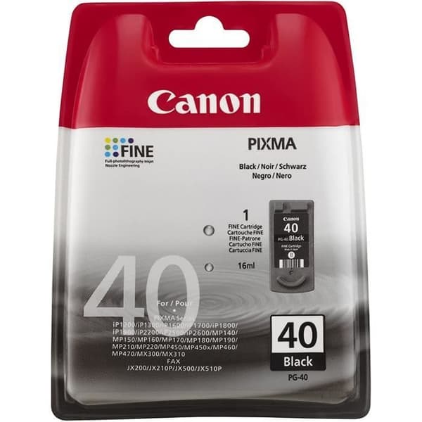 CANON Bläckpatron PG-40 Svart