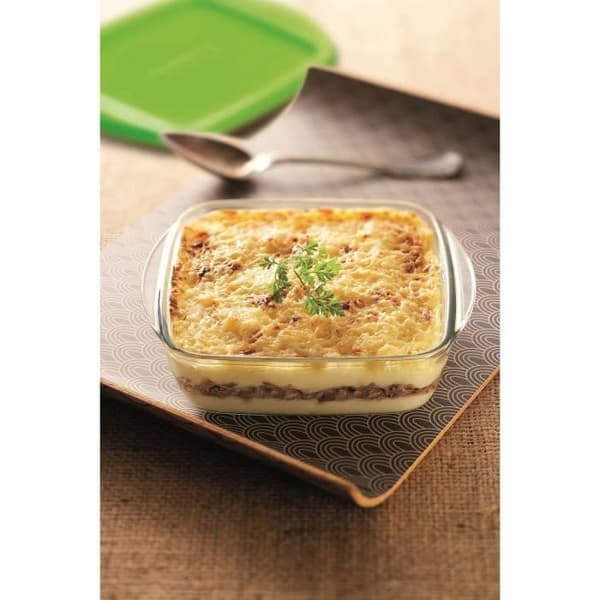 PYREX Bakform + lock Cook and Store Basic 14x12 cm transparent
