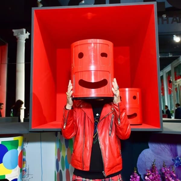 Kartell Componibile Smile Storage Unit Smile Red