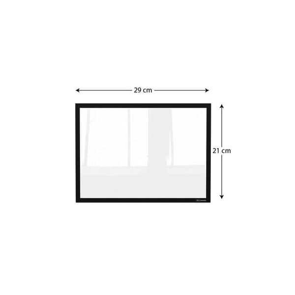Magnetisk Dokumentficka A4 Svart - 5-Pack
