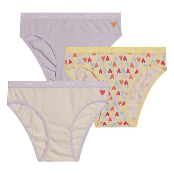 3-pack barnunderkläder i bomull Pockets