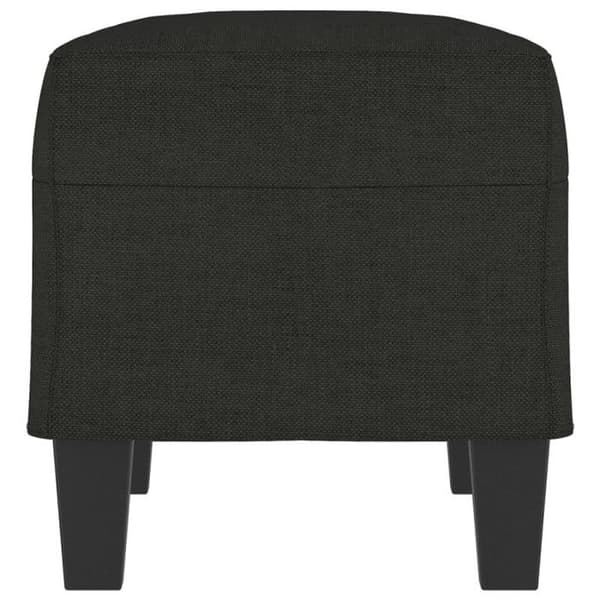 Banc Noir 70x35x41 cm Tyg
