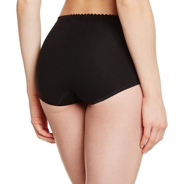 Sloggi Control Maxi-shorts för kvinnor, svart, 10