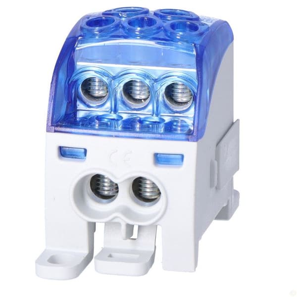 Universell distributionsblock SUB 210 Al/Cu 82050 SIMBLOCK, blå