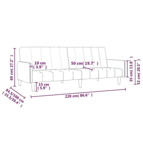vidaXL 2-sits bäddsoffa Mörkgrön sammet 375776