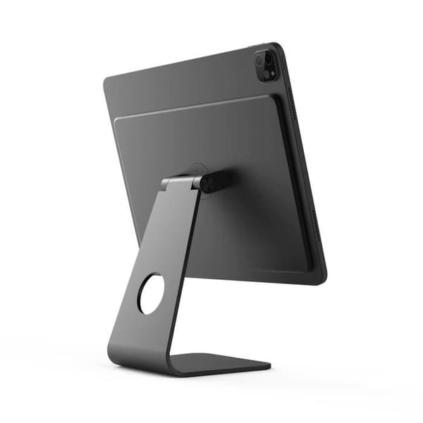 Magnetiskt stöd i aluminium FIXED Frame för Apple iPad Pro 12,9" (2018-2020-2021), rymdgrå