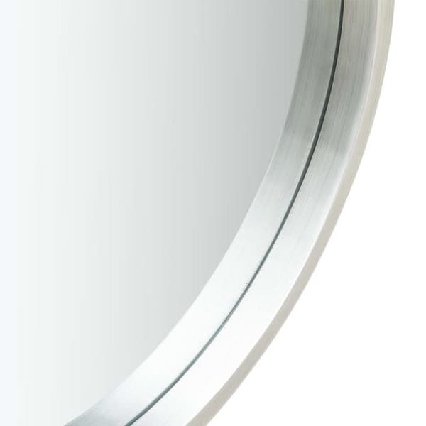 vidaXL Väggspegel med Rem 50 cm Silver 320366