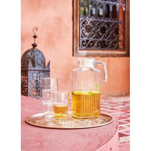 Kylbehållare - Quadro - 1,7L - Glas - Transparent - Hållbar