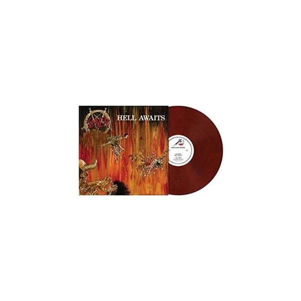 Helvetet Väntar Röd Marmor Vinyl