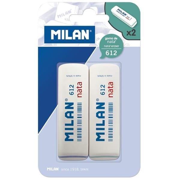 Gummor - MILAN - BPM9208 - Paket med 2 - Vit - Plast - Modern design