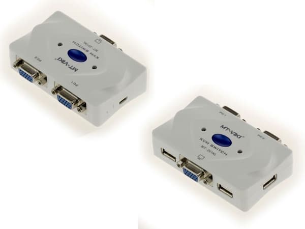 KVM-switch - KALEA-INFORMATIQUE - 2 PC - USB 2.0 - Upplösning 2048x1536 - Hot-plugging
