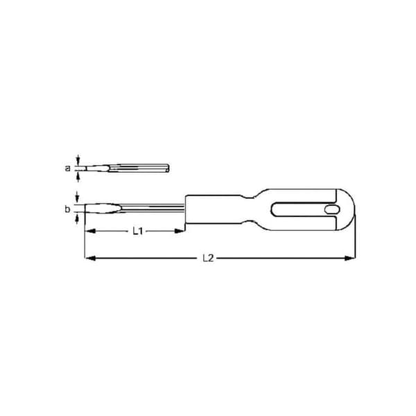 Tournevis - Teng Tools - 177780509 - PZ 2 - 100 mm - Standard