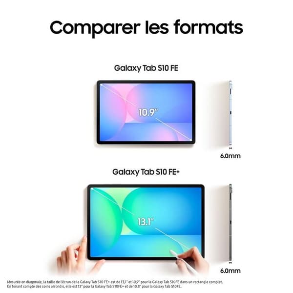 Samsung Galaxy Tab S10FE 10.9'' 12GB 256GB 5G GRÅ FR