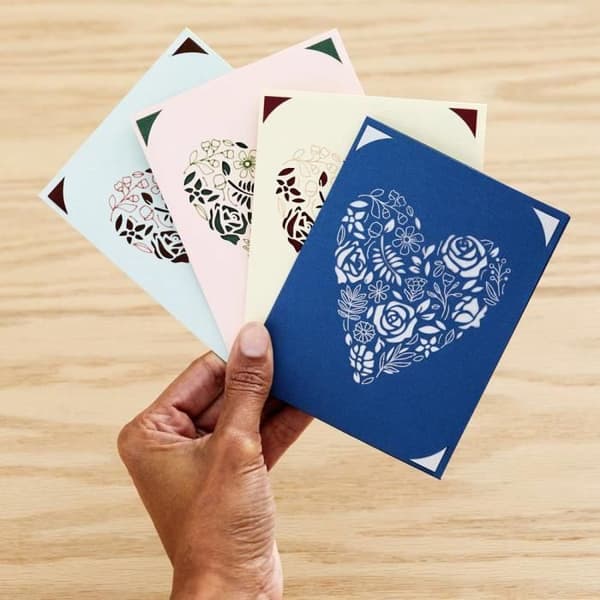 Inserts - Cricut - Set Sensei S40 - Tulpanblå - Anpassningsbara - Tvåfärgade