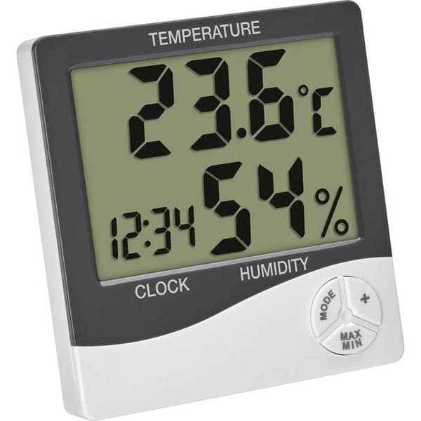 Termo-hygrometer - TFA DOSTMANN - 30.5058.02 - Vit - Digital - Ansluten