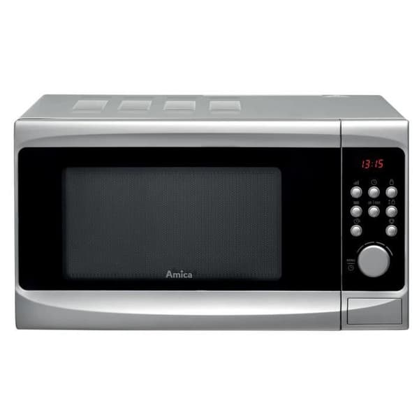 AMICA AMG20E70GSV mikrovågsugn - 700W 20L - Grill - Silver