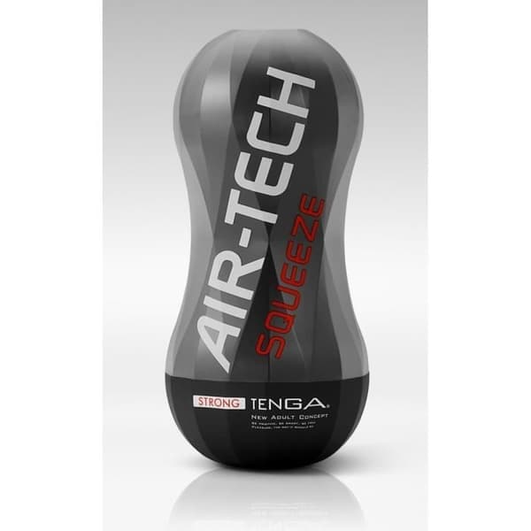 Masturbator - Tenga - Air Tech Squeeze - Svart - Sug - Elegant design