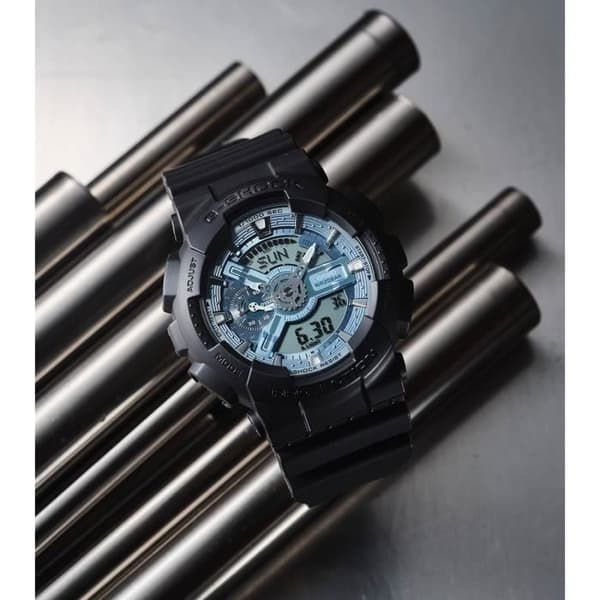 Klocka - Casio - GA-110CD-1A2ER - Svart Plast - 51 mm - 20 bar