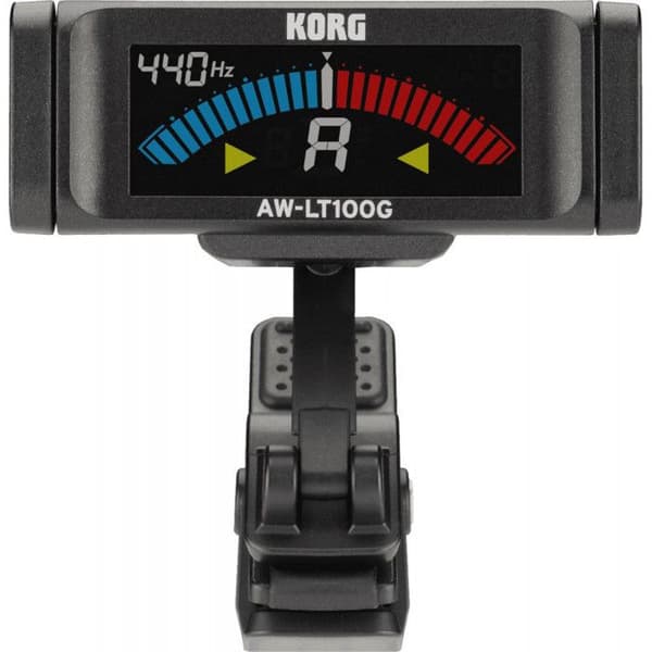 Klipptuner - KORG - AW-LT100G - För gitarr - Färg-LCD-skärm - Precision ±0,1 cent