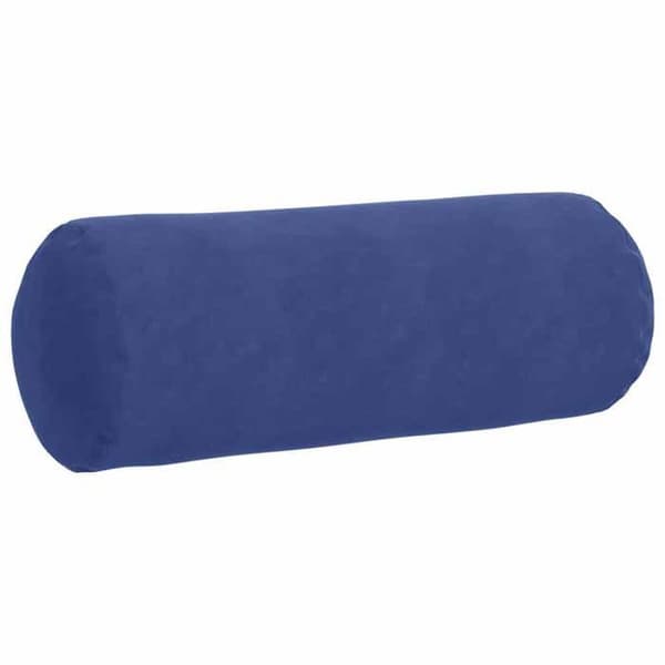 vidaXL Accentkuddar 2 st Blå polis Ø 25 x 70 cm 42014339