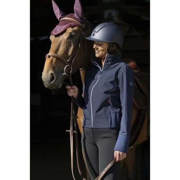 Vattentät jacka dam Equithème Eva - marin - XL