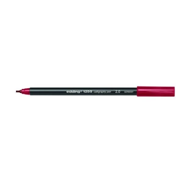 EDDING Fodral med 3 kalligrafimarkörer E1255 - Crimson