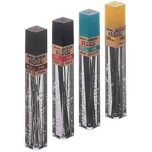 Grafitstiftar - PENTEL - C505 2H - 0,5 mm - Hi-Polymer - Förpackning med 12 stift