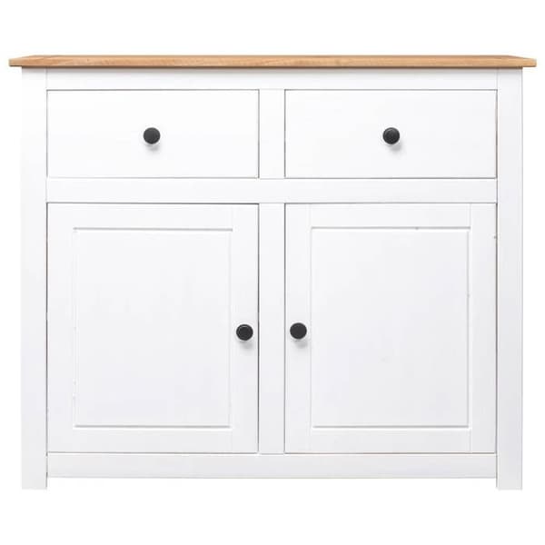 vidaXL sideboard Vit 93x40x80 cm Pine Panama Range 282699