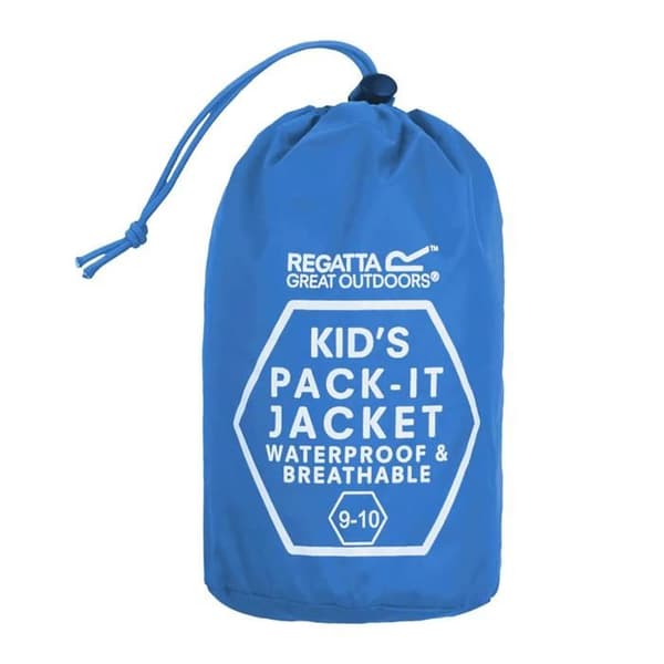 Vattentät jacka barn Regatta Pack It III