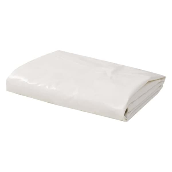 vidaXL Presenning 650 g/m² 3,5 x 5 m Vit