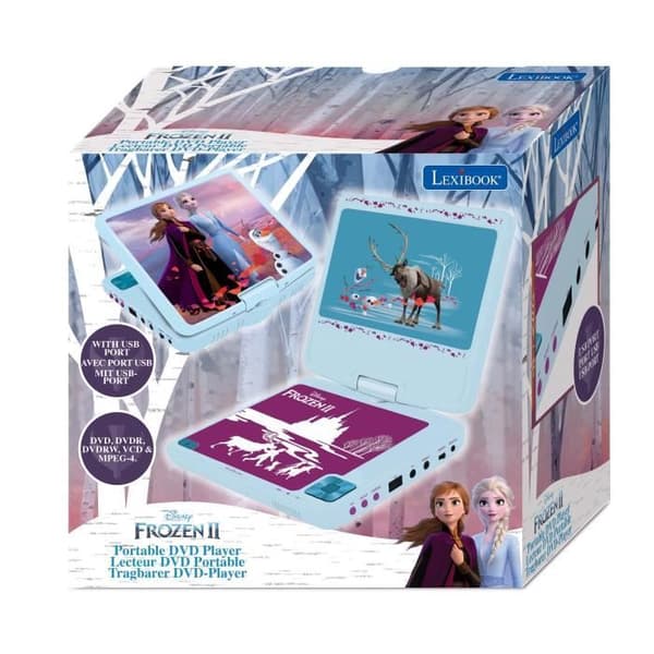 Bärbar DVD-spelare 7" Frost