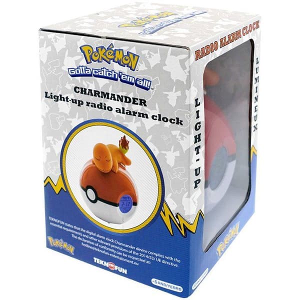 Ljus väckarklocka - TEKNOFUN - Charmander Pokémon