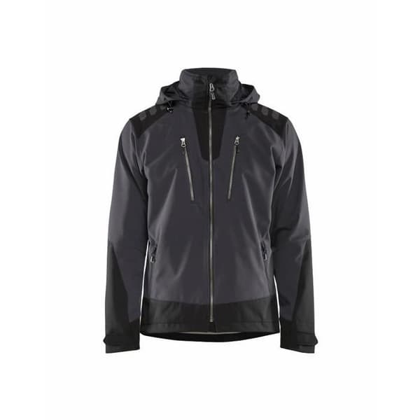 Stretch softshell-jacka 2D Mörkgrå/Svart XL 474925139899 Blaklader