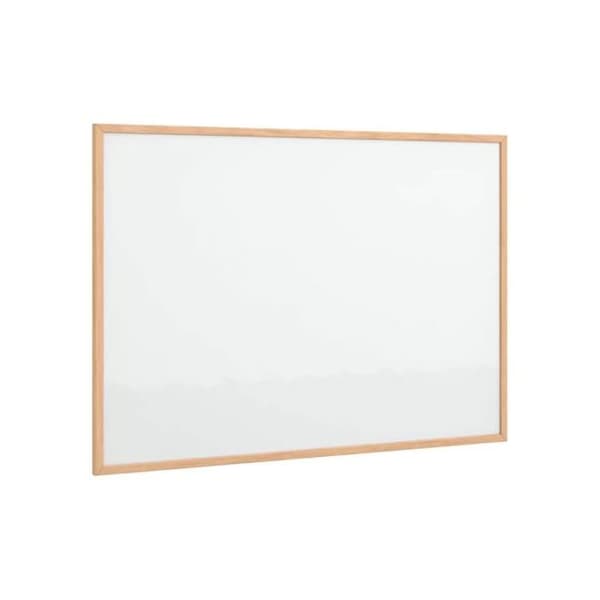 Magnetisk whiteboard - vidaXL - 80x55 cm - Ram i massivt trä - Torrtavla - Magnetisk - Väggmontering