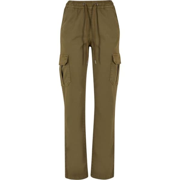 Urban Classics Dam - Hög Midja Twill Cargo Byxor