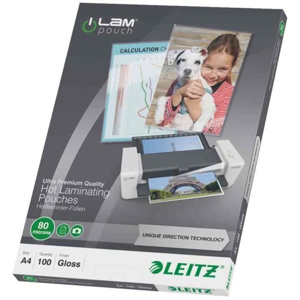 Plastifieringsfickor - LEITZ - ILAM - 175 mikron - A4 - 100 st