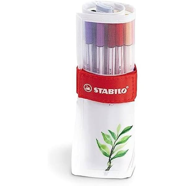 Stabilo Premium markör med Pen 68 borstspets - Rollerset - 18 olika färger