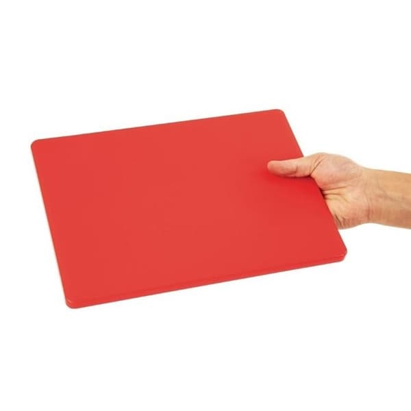 Skärbräda - Hygiplas - 450 x 300 mm - Polyeten - Röd - Diskmaskinssäker