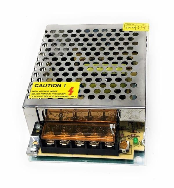 Transformator för LED-band - TDSALIM5A - 12 V 5 A - 60 W - grå 11 x 8 x 4 cm