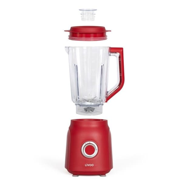 Blender - LIVOO - DOP242R - Chilis röda och transparent