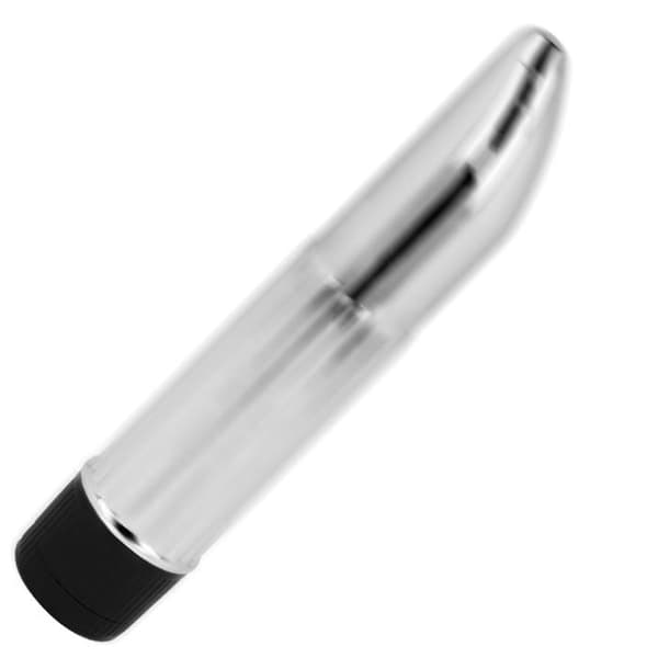 OHMAMA - MINI VIBRATOR SILVER 13,5 CM -