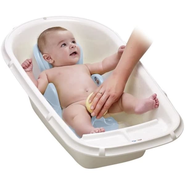 THERMOBABY Badstol babycoon® - Blå blomma