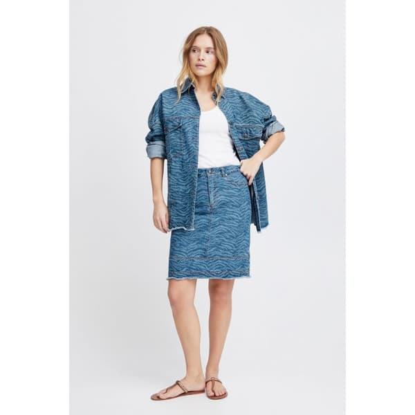 Jeanskjol dam Pulz Jeans Zamala