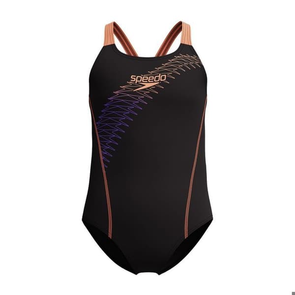 Speedo Eco Medley Logo Medalist barn baddräkt 1-delad