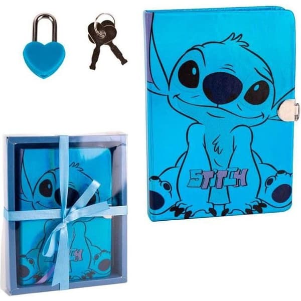Dagbok - Disney - Lilo & Stitch - Vit - Vuxen - Blandat